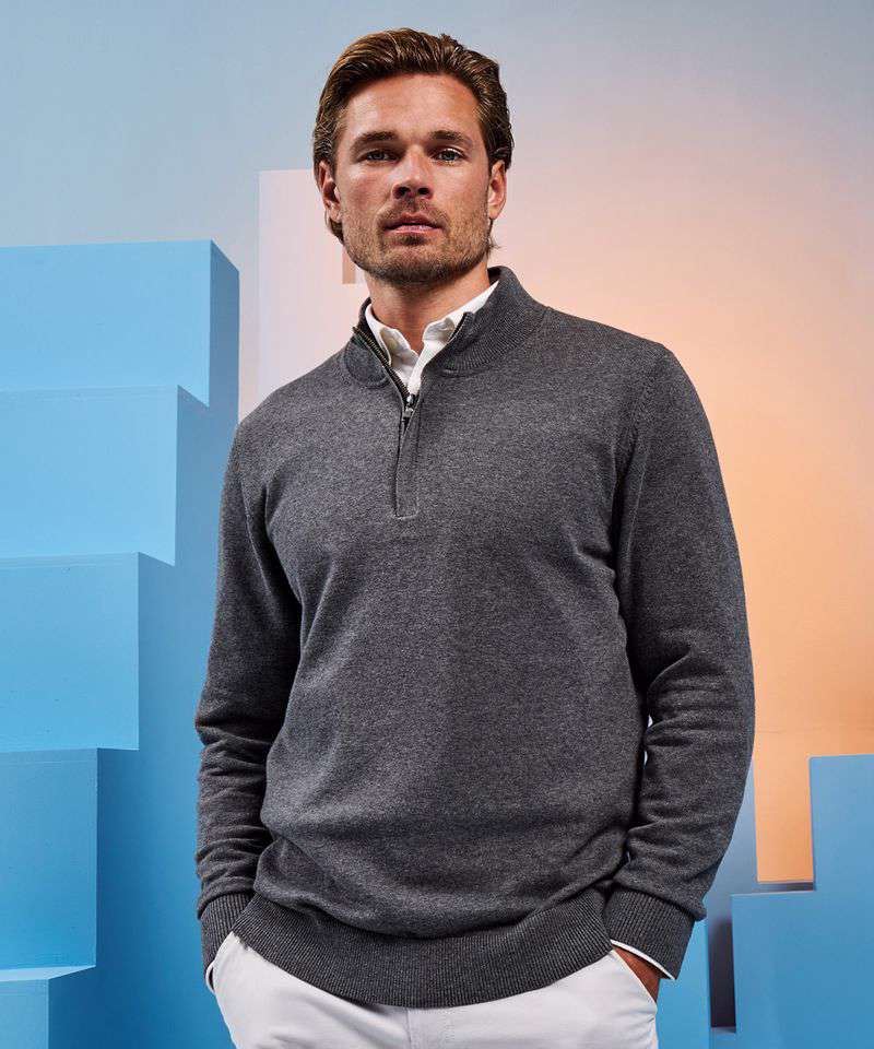 PWYC 1/4 Zip Jumper — front view