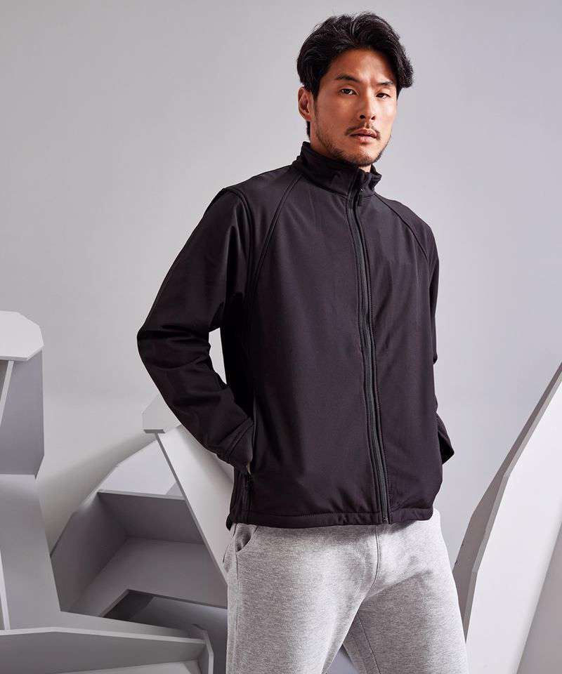 PWYC Softshell Jacket — front view